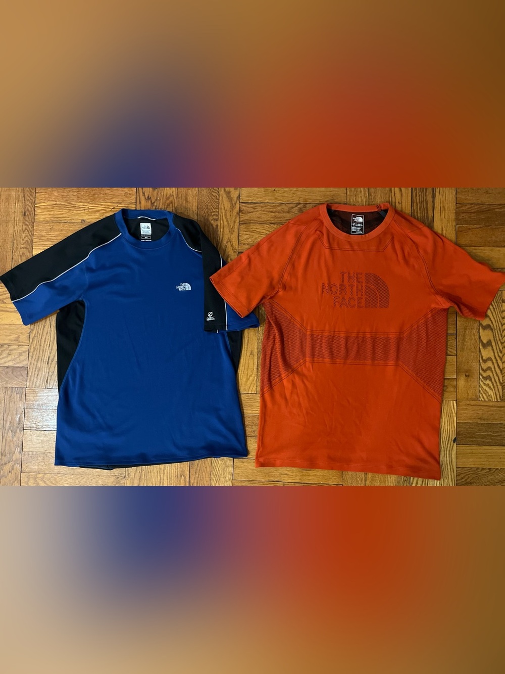 2 North Face flight series shirts
